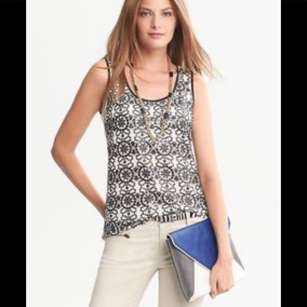 Banana Republic sequin tank